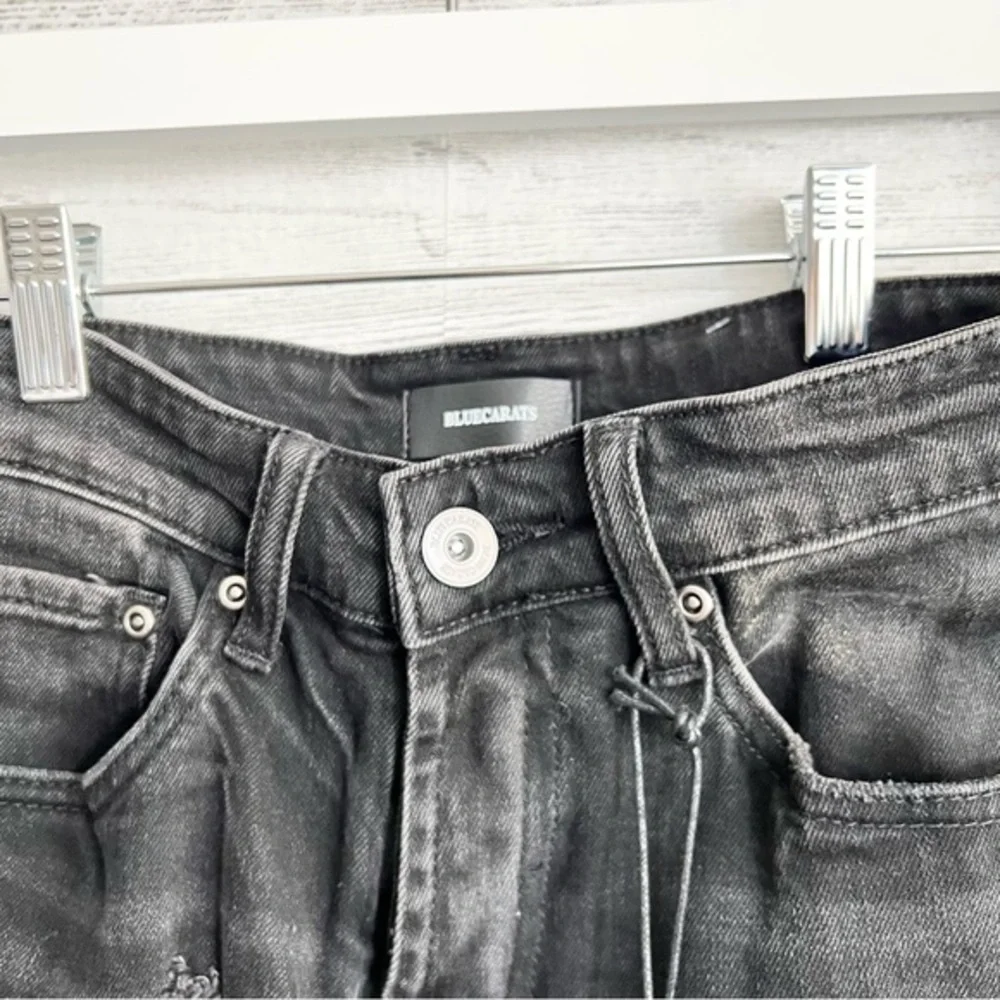 Bluecarats The McQueen Slim Fit Jean in Black size 28.